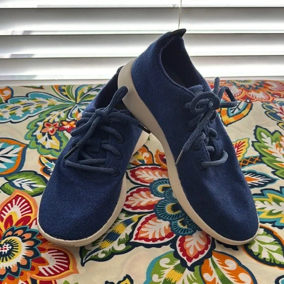 Women allbird Blue Shoes 8 - Picture 4 of 6